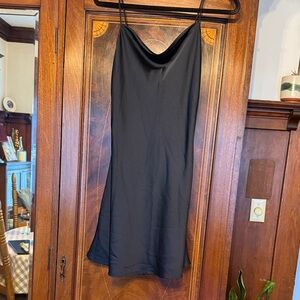 NWT Abercrombie Elegant Black Slip Dress